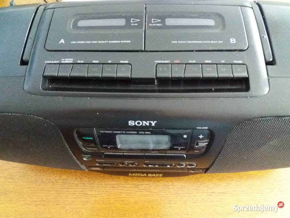 Radiomagnetofon Sony CFD380 L dolnośląskie Wrocław