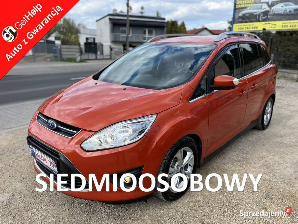 Ford Grand C 16 7osób Climatronic Grzana szyba i czujnik deszczu Grand C-MAX Częstochowa