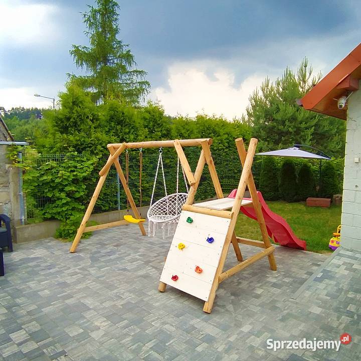 Drewniany Plac Zabaw JUMBOGOOFY 4xHuśtawka Ełk