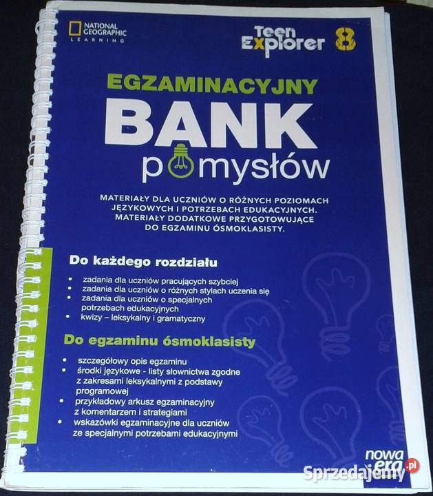 Teen Explorer 8 Egzaminacyjny Bank Pomysłów Rok wydania 2018 Chełm