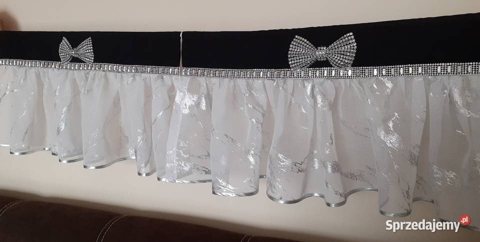 Komplet 2 zazdrosek w stylu glamour Wystrój okien Mława