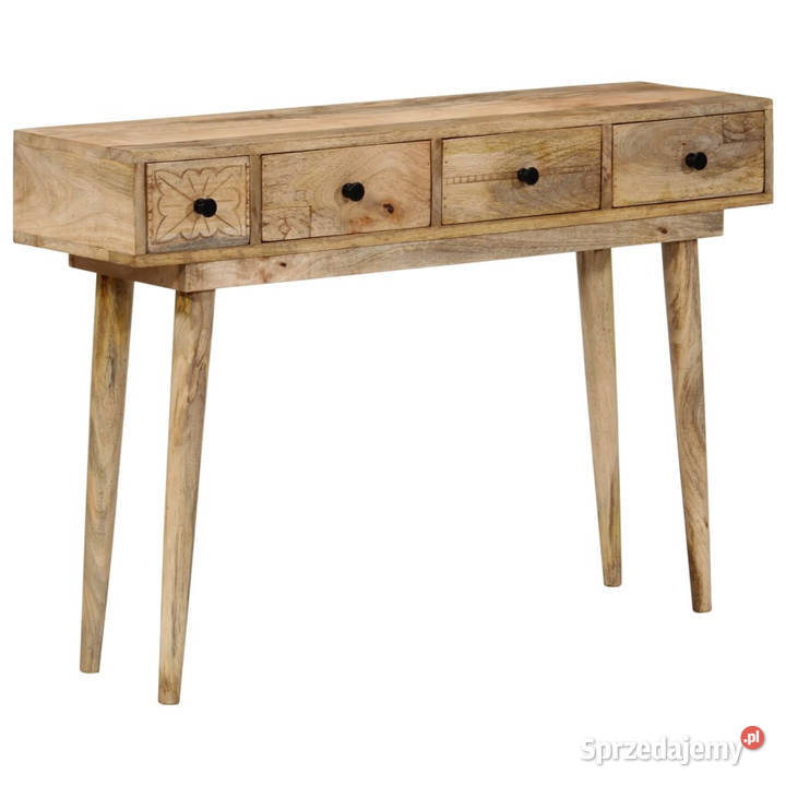 Stolik konsolowy 110x30x75 lite drewno mango Stoły Warszawa