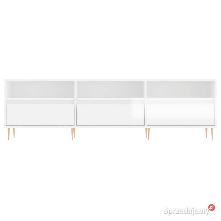 Szafka pod TV wysoki połysk biała 150x30x445 Warszawa
