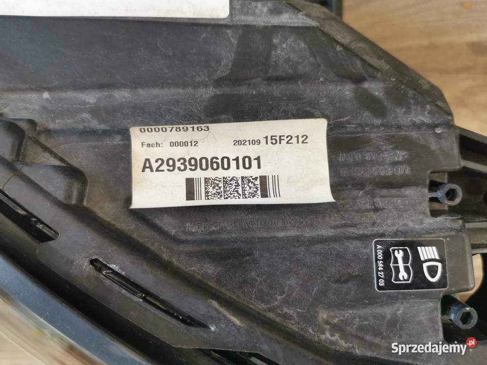 Lampa lewa W293 MERCEDES EQC 293 FULL LED Świerzawa sprzedam