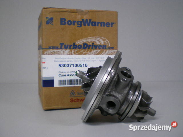 Nowy rdzeń CHRA BorgWarner KKK 53037100516 Pozostałe mazowieckie Siedlce sprzedam