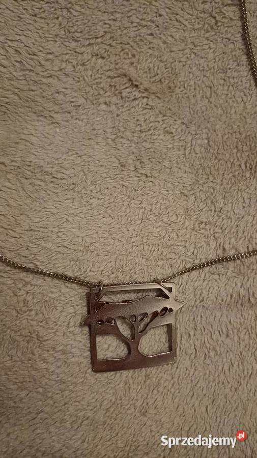 Naszyjnik drzewo z bursztynem Zegarki i Biżuteria Lubartów