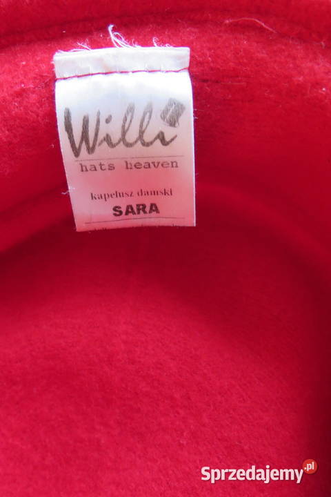 Piękny i niepowtarzalny kapelusz Willi Sara Komorniki