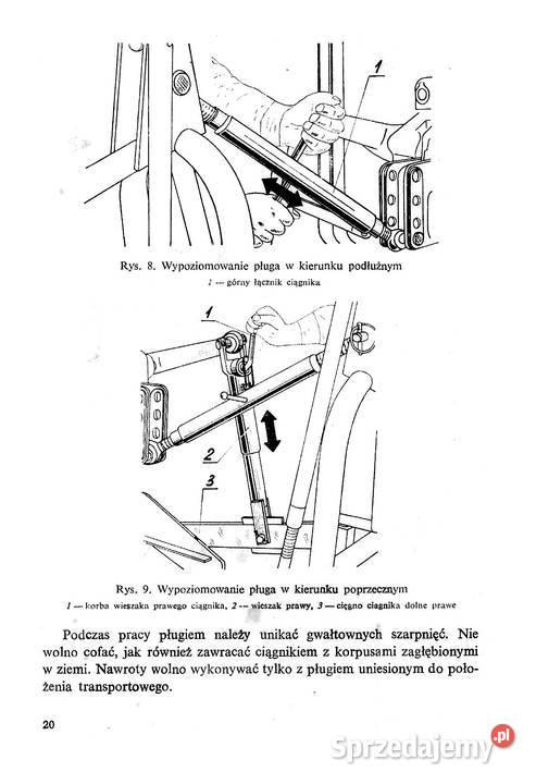 Pługi Grudziądz 2 i 3 skibowe instrukcja i Stalowa Wola