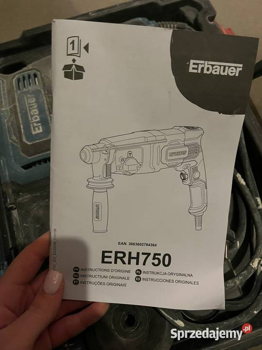 Młotowiertarka Erbauer ERH 750 Młoty udarowe Koszalin