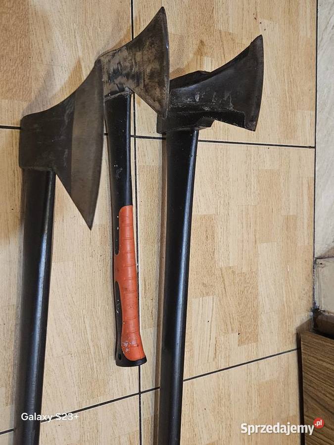 Zestaw 3 siekier Dom i Ogród łódzkie Aleksandrów Łódzki sprzedam