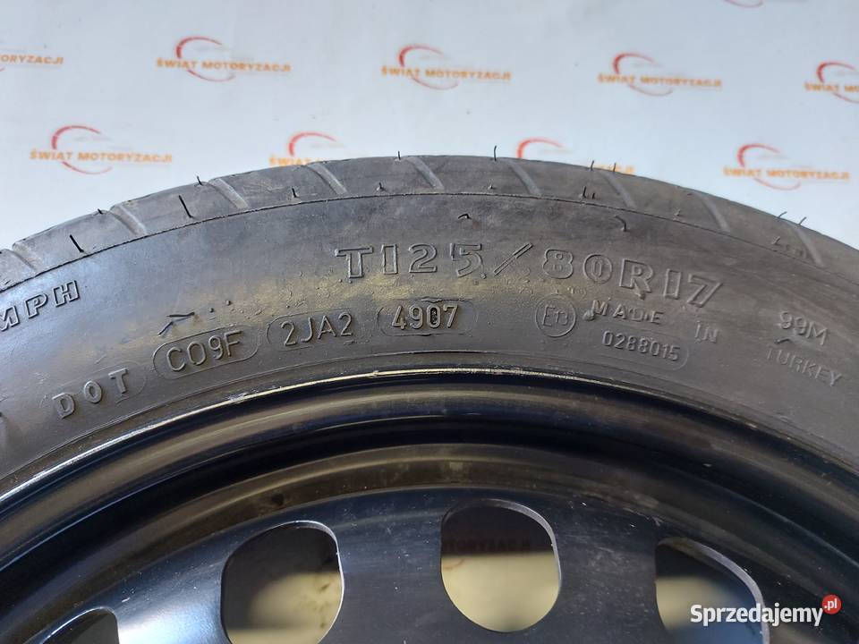AUDI A4 B6 B7 koło dojazdowe 1258017 99M 5x112 świętokrzyskie