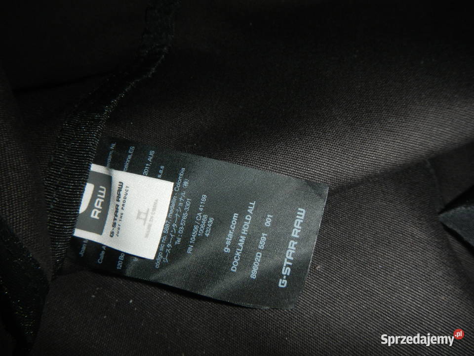 Duza torba G Star Raw podrozna Wałbrzych sprzedam