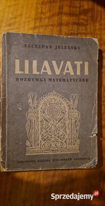 LILAVATI rozrywki matematyczne 1953 książka Książki naukowe i popularnonaukowe Katowice