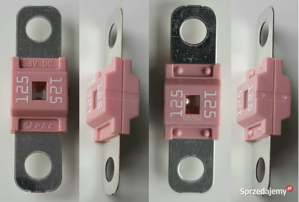 Bezpiecznik 125A 58V Jabłonowo Pomorskie sprzedam
