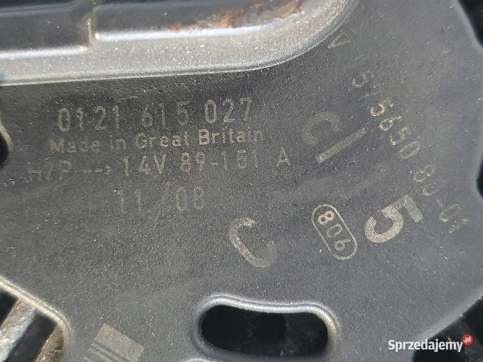 ALTERNATOR Peugeot 308 16 VTI 0121615027 osobowe Układ elektryczny silnika Chełm