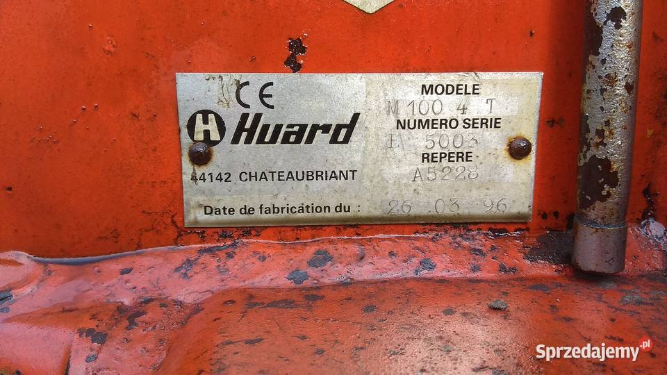 Pług Kuhn Huard obracany nieuszkodzony