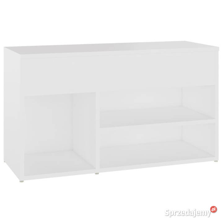 Ławka z miejscem na buty biała 80x30x45 WM808747 Warszawa