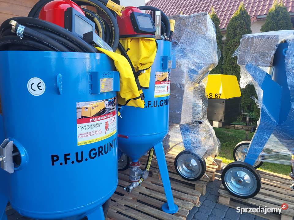 Kompletny zestaw do piaskowania Piaskarka Biznes i Przemysł Szczecin