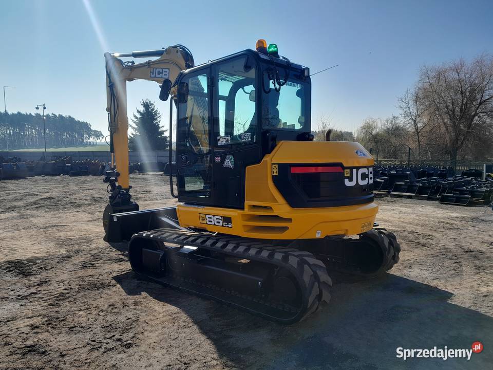 JCB 86C1 2021R KOPARKA GĄSIENICOWA 8 TON CAT Klimatyzacja Krotoszyn
