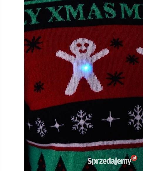 Sweter światęczny męski merry xmas L sprzedam