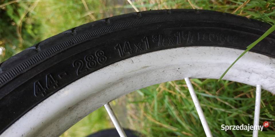 Wózek na części koła 14 44288 wąskie pompowane śląskie Knurów