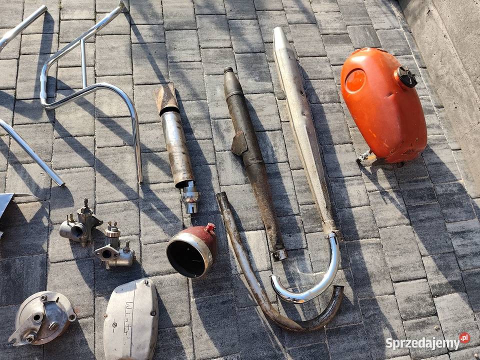 Rama tłumik kierownica wsk lelek Dudek bąk wfm Nekla