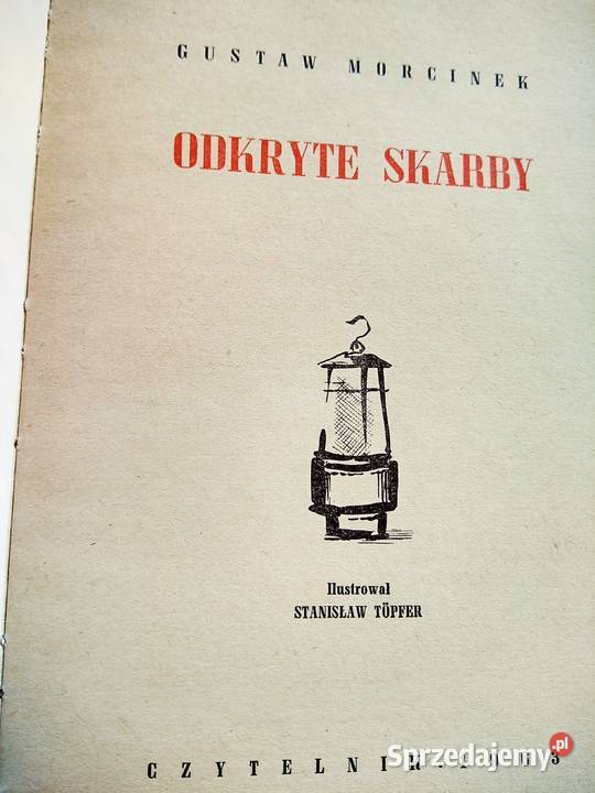 Morcinek Odkryte skarby okaz antykwariat Warszawa sprzedam