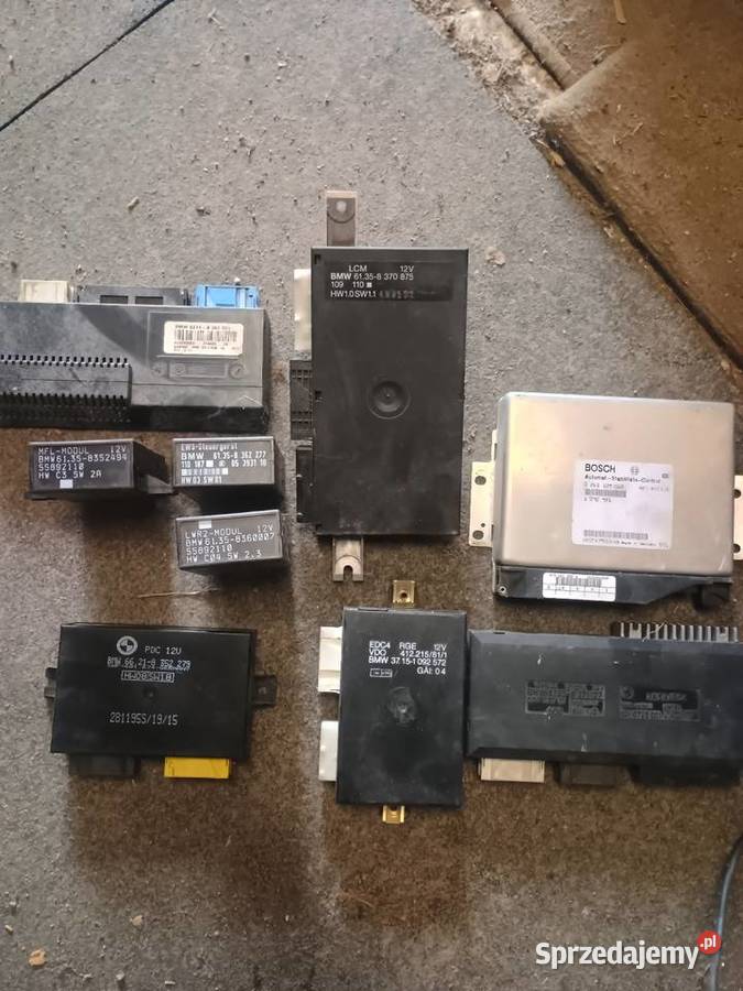 Części bmwe38 moduły komputery nawigacja Jasień