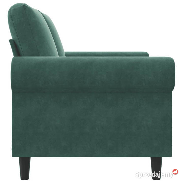 Sofa 2osobowa ciemnozielona 120 tapicerowana Warszawa