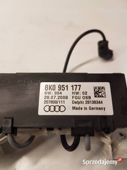 CZUJNIK RUCHU KABINY AUDI A4 B8 A5 Q5 8K0951177 Przystajń