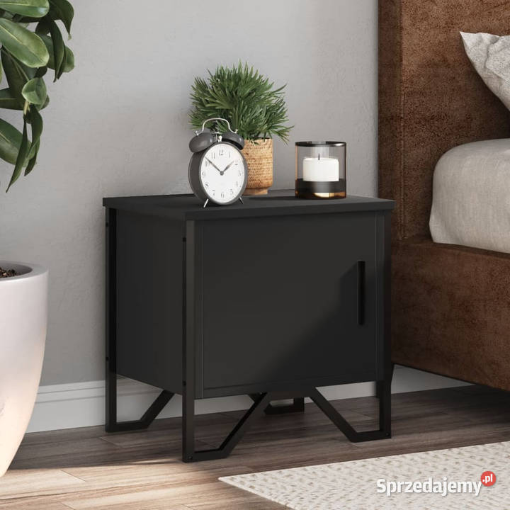 Szafka nocna czarna 40x30x40 materiał Szafki mazowieckie Warszawa sprzedam