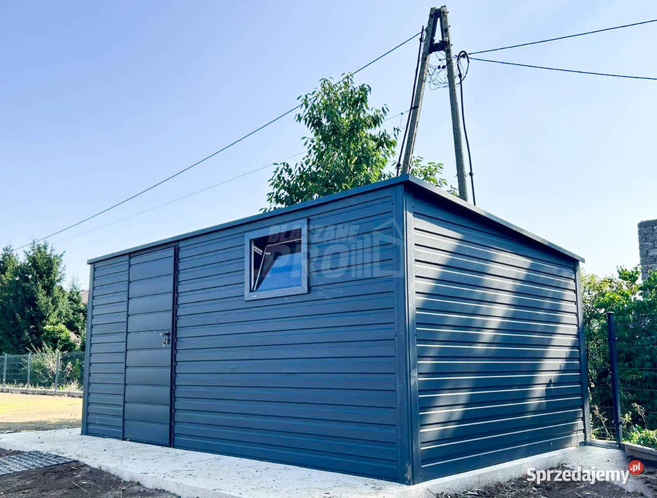SCHOWEK DOMEK OGRODOWY 45m x 3m spad w tył drzwi Przasnysz