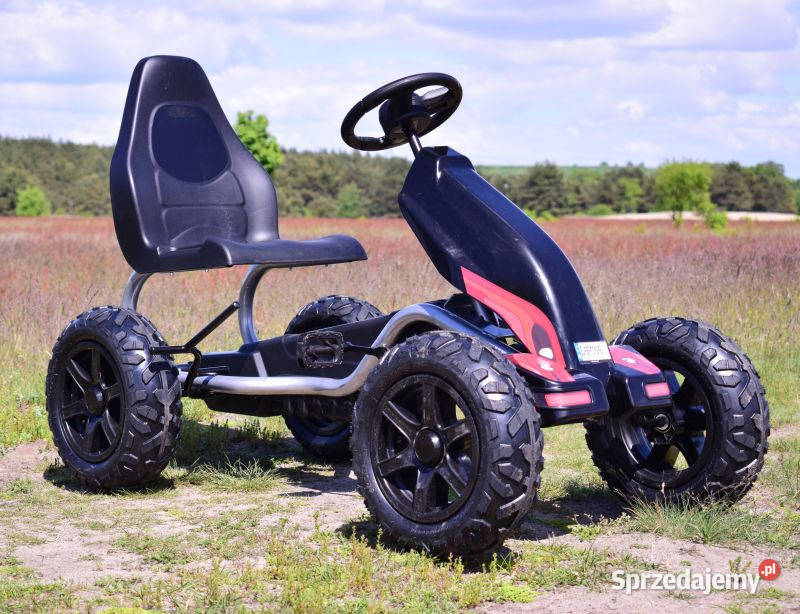 BAWIBUS.PL Olbrzymi GOKART NA PEDAŁY dla dzieci pompowane koła 100kg
