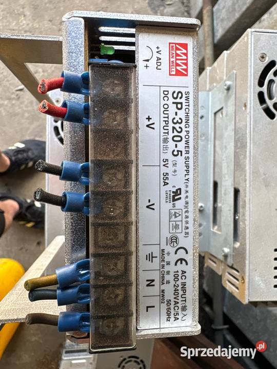Zasilacz 5 V 55A Mean Well Bytom