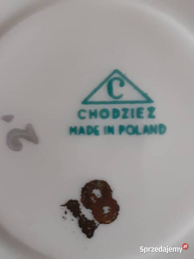 Sprzedam komplet do kawy porcelana Chodzież biały dolnośląskie