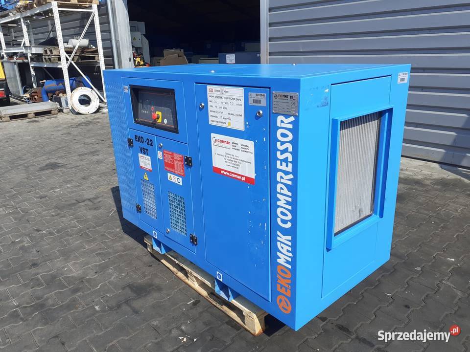 Sprężarka śrubowa EKOMAK EKO22 DVST 22kw 32m Wilków
