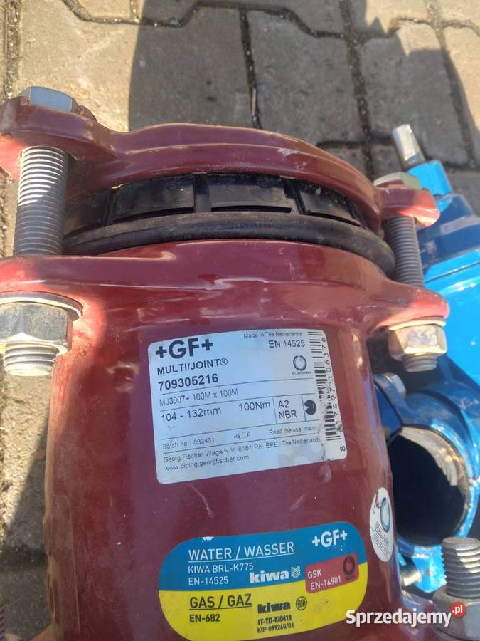 Zestawzłącze rurowe GF zasuwa E1 Radzionków sprzedam