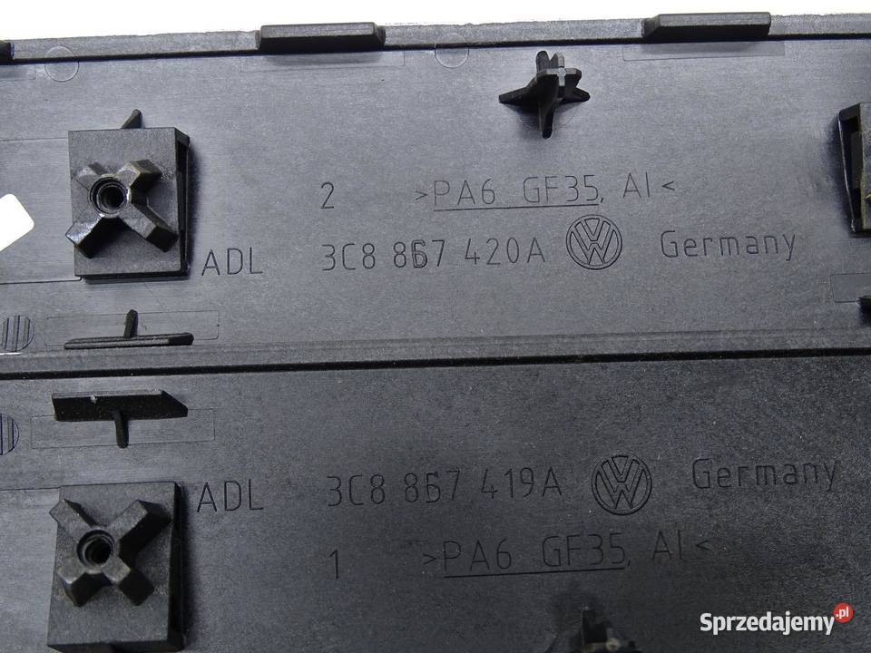 LISTWA DEKOR OSŁONA KOMPLET 3C8867410A VW PASSAT