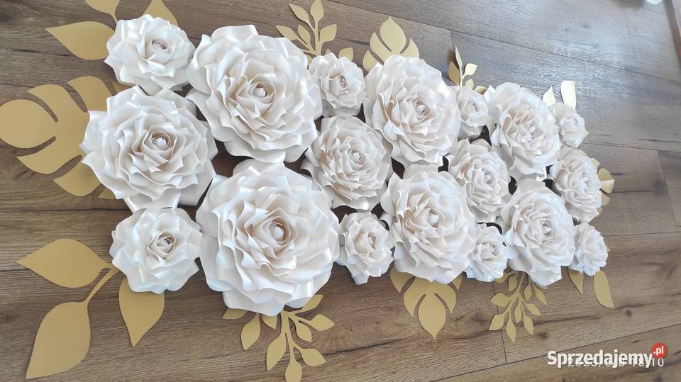 Kwiaty z papieru3D zestaw Kompozycje kwiatowe Jaroszyn-Kolonia