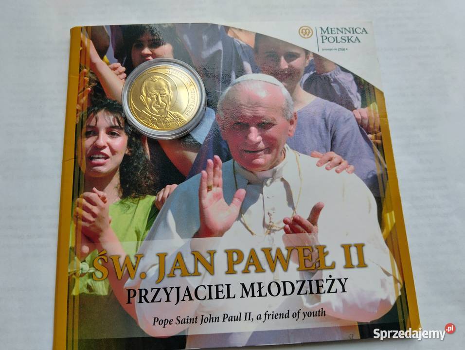 Numizmat śwJanPaweł II przyjaciel młodzieży Warszawa