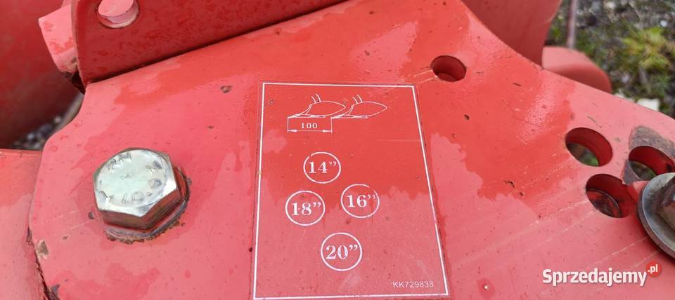 Pług KVERNELAND 4ki nieuszkodzony Przyrów