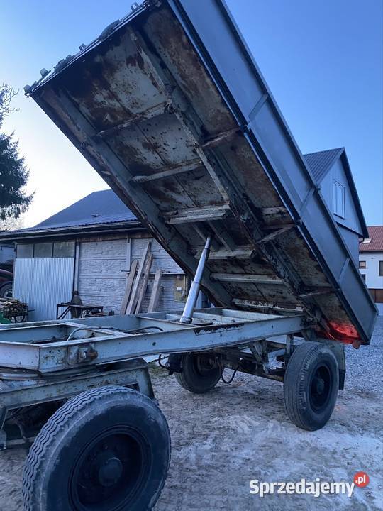 Przyczepa wywrotka D55 Sanok 3 stronny kiper świętokrzyskie Bodzentyn