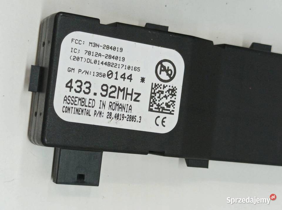 ANTENA KAROSERYJNA KPL 13500144 1302140640 Opel