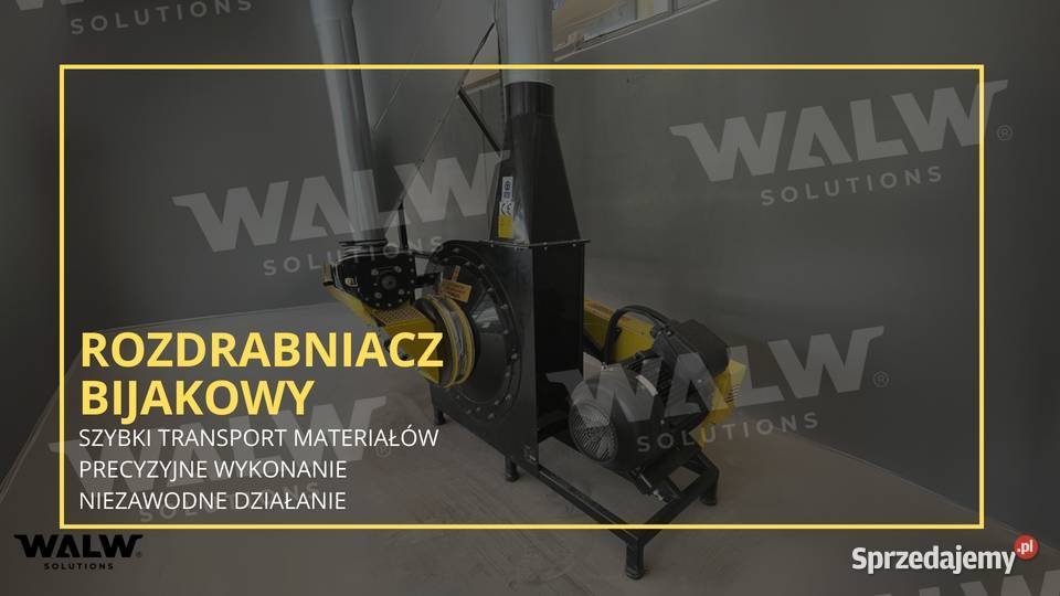 Młyn młotkowy rozdrabniacz do trocin zrębków Sieradz