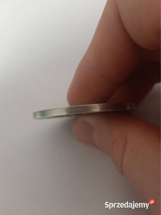 Srebro p1000 medal pamiątkowy warmińsko-mazurskie Elbląg