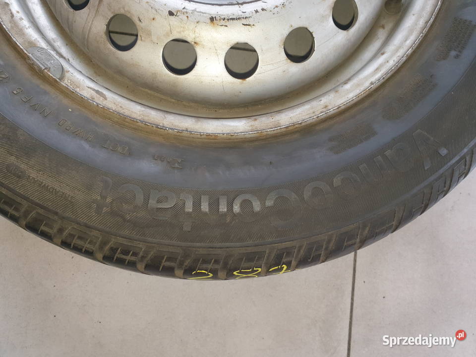 Felga stalowa 6Jx15 opona 20565R15 Continental Dobre Miasto