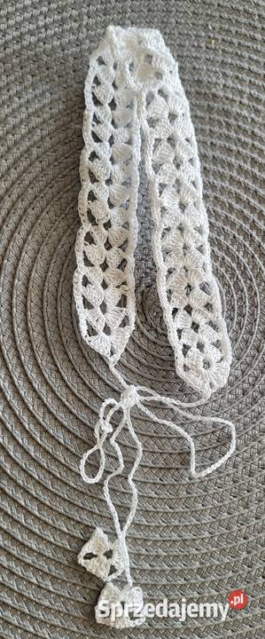 Choker kolczyki szydełkowe handmade Pleszew