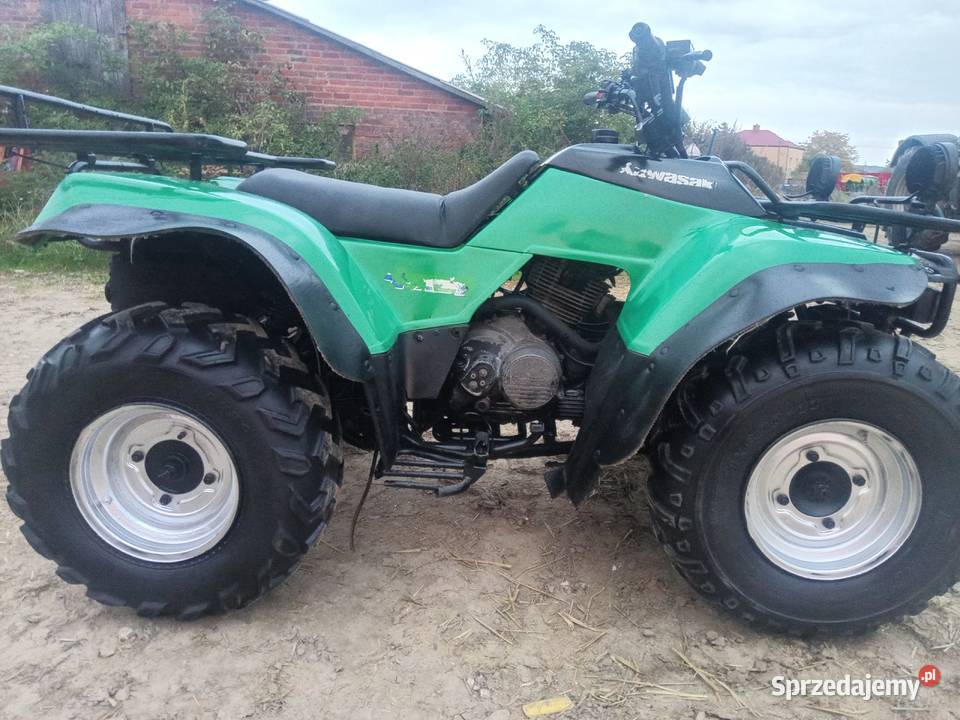kawasaki klf 300 4x4 wyciagarka transport 300cm3 Kawasaki Motoryzacja lubelskie