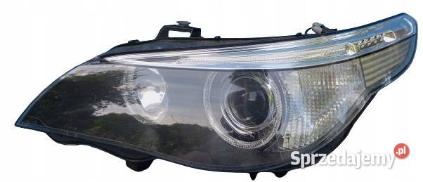 LAMPA LEWY PRZÓD EUROPA XENON BMW 5 E60 E61 osobowe Lampy przednie Nowy Tomyśl