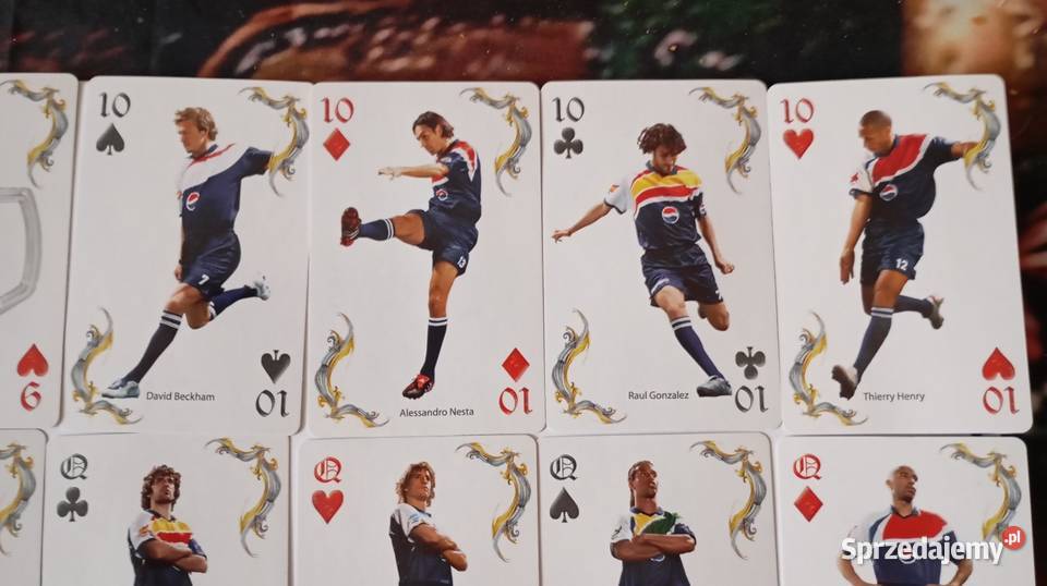 Karty do gry kolekcjonerskie Pepsi mazowieckie Warszawa